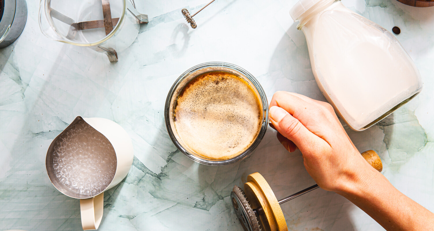 latte from above
