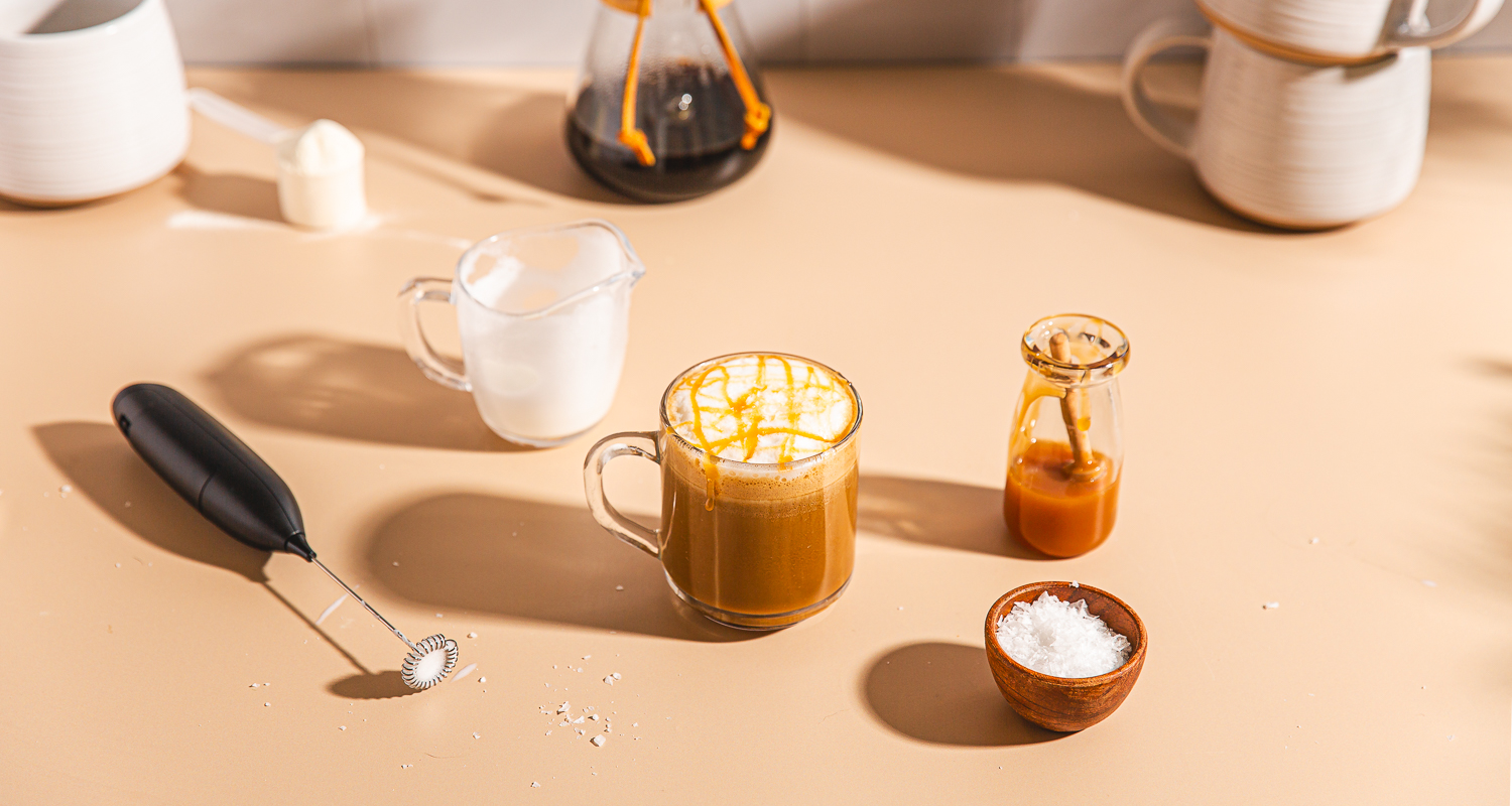 salted caramel Latte