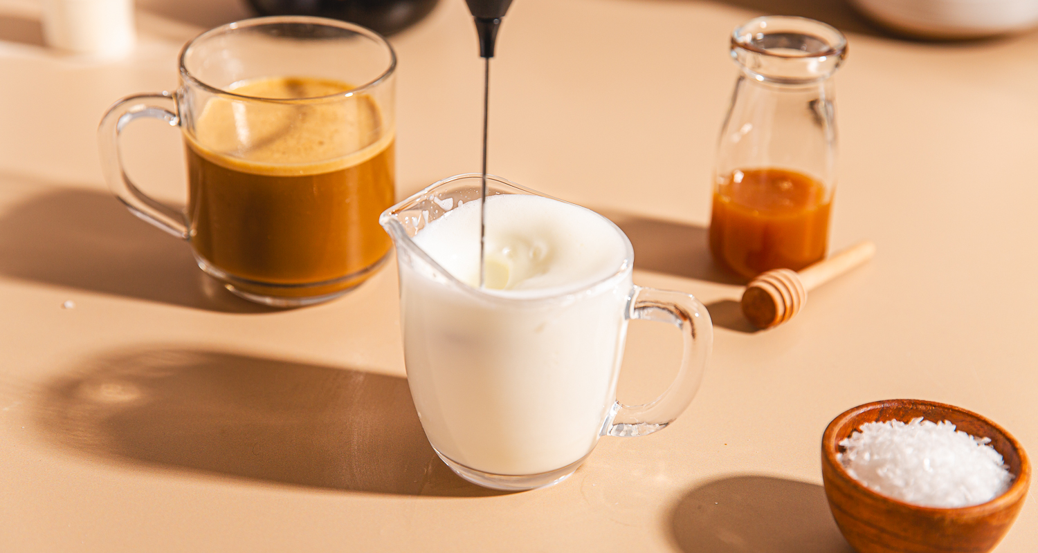 frothing milk