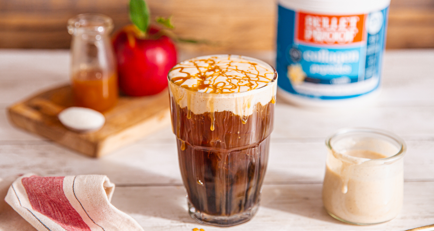 caramel apple cold foam