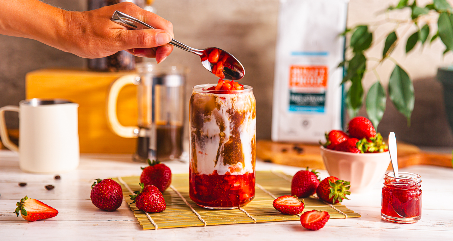 strawberry milk cold brew